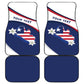 Happy Liberia Independence Day Car Mats