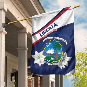 Happy Liberia Independence Day Garden Flag