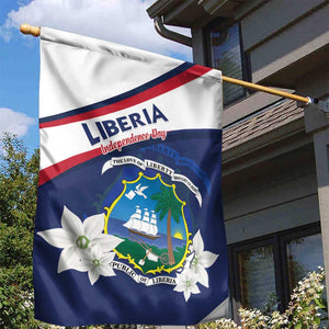 Happy Liberia Independence Day Garden Flag