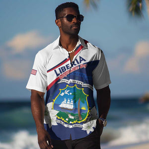 Personalized Happy Liberia Independence Day Hawaiian Shirt