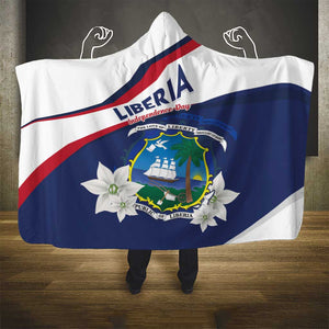 Happy Liberia Independence Day Hooded Blanket