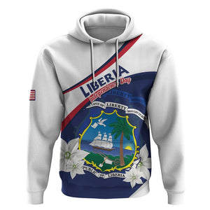 Personalized Happy Liberia Independence Day Hoodie