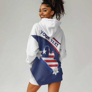 Personalized Happy Liberia Independence Day Hoodie Dress