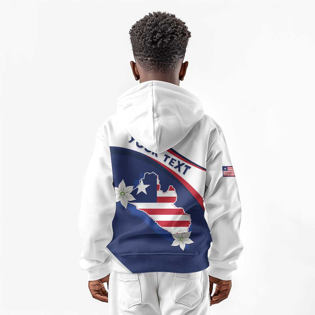 Personalized Happy Liberia Independence Day Kid Hoodie