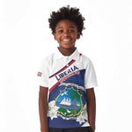 Personalized Happy Liberia Independence Day Kid Polo Shirt