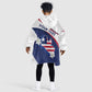 Personalized Happy Liberia Independence Day Kid Wearable Blanket Hoodie