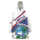 Personalized Happy Liberia Independence Day Kid Wearable Blanket Hoodie