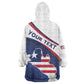 Personalized Happy Liberia Independence Day Kid Wearable Blanket Hoodie