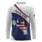Personalized Happy Liberia Independence Day Long Sleeve Polo Shirt
