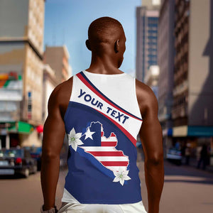 Personalized Happy Liberia Independence Day Men Tank Top