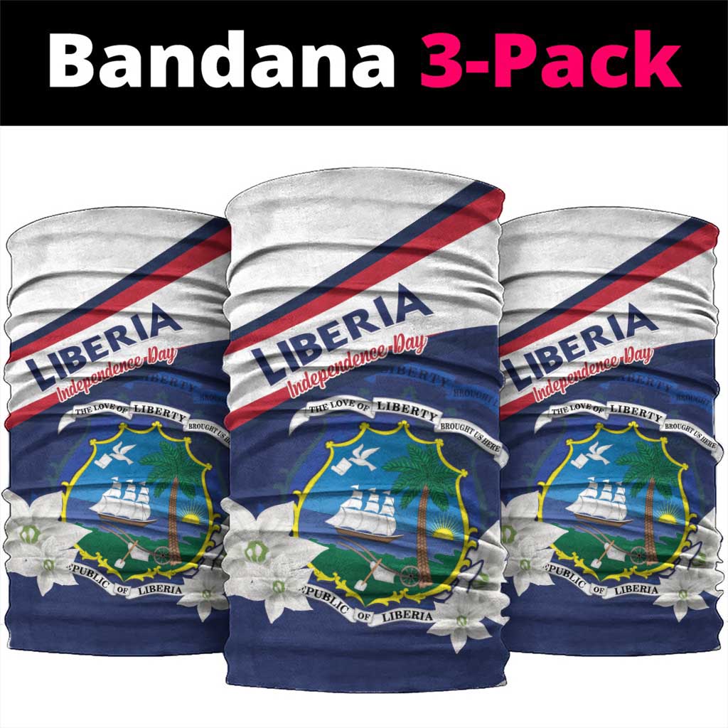 Happy Liberia Independence Day Neck Gaiter - African Pride