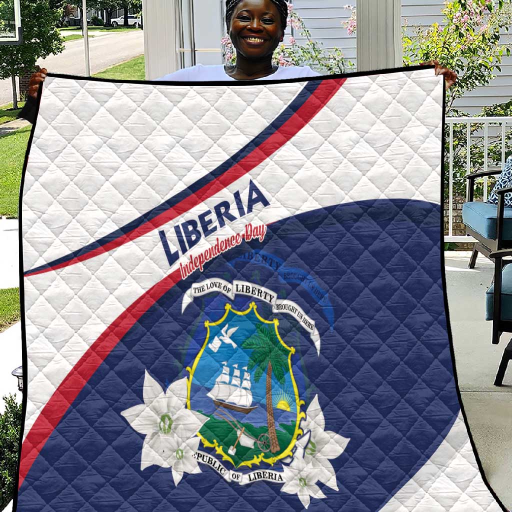 Happy Liberia Independence Day Quilt