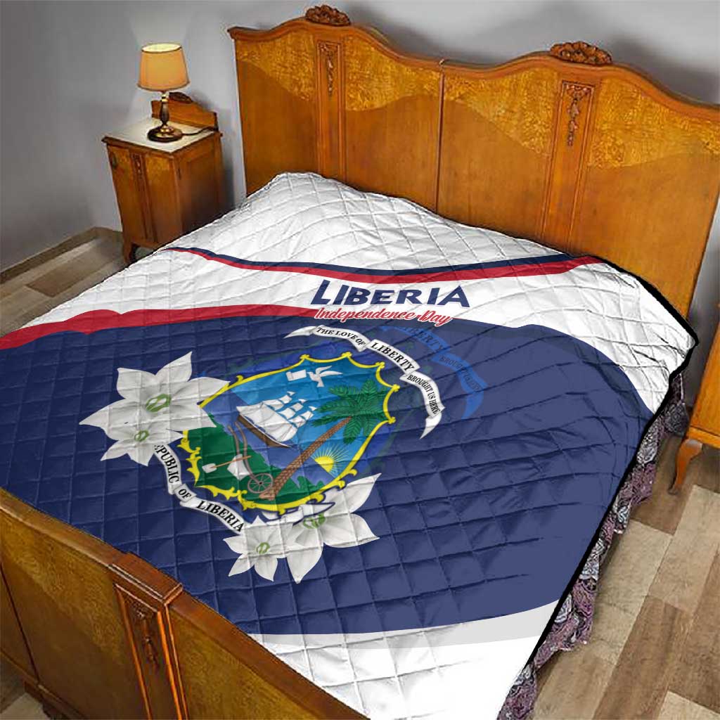 Happy Liberia Independence Day Quilt