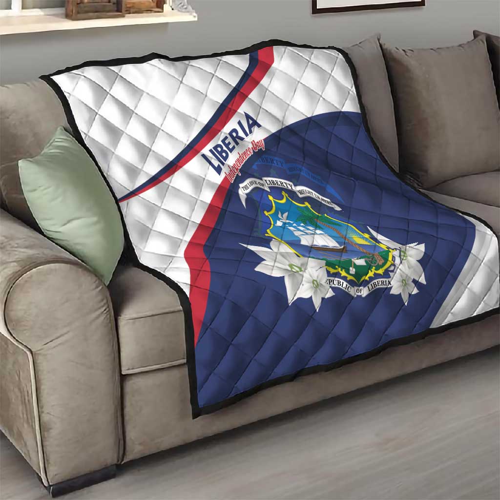 Happy Liberia Independence Day Quilt