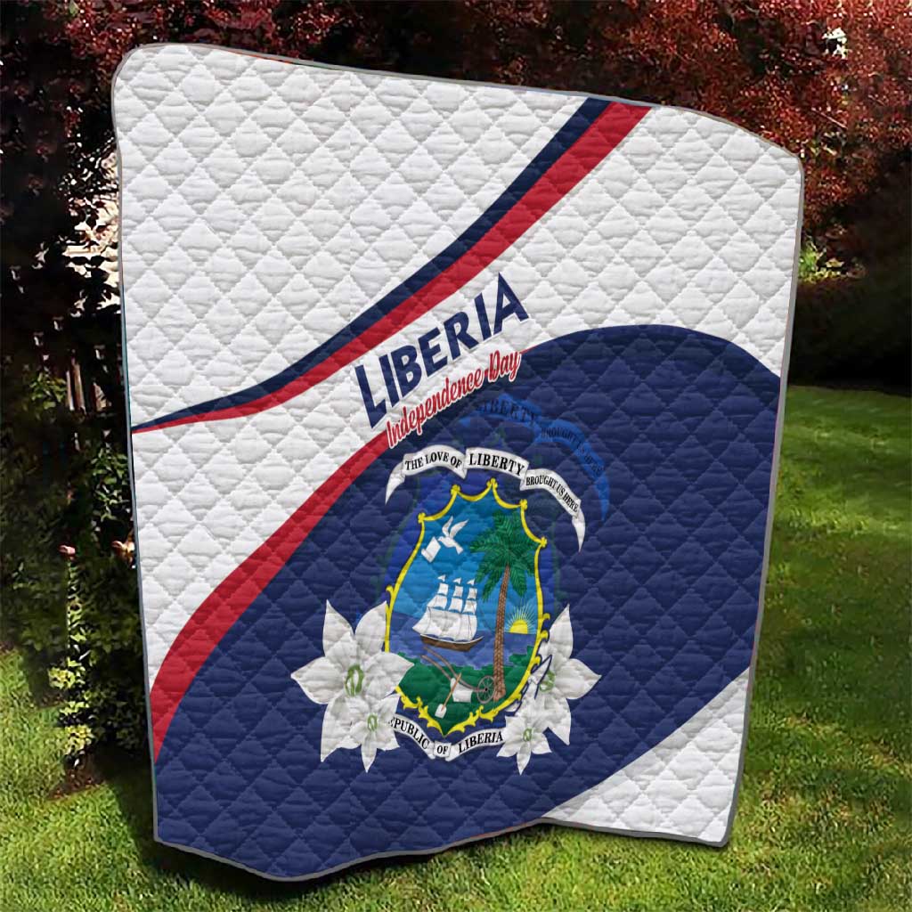 Happy Liberia Independence Day Quilt