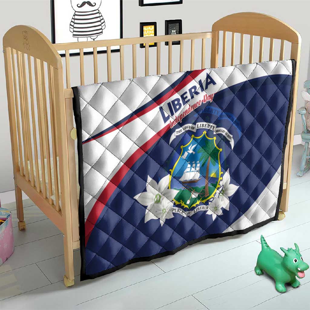 Happy Liberia Independence Day Quilt