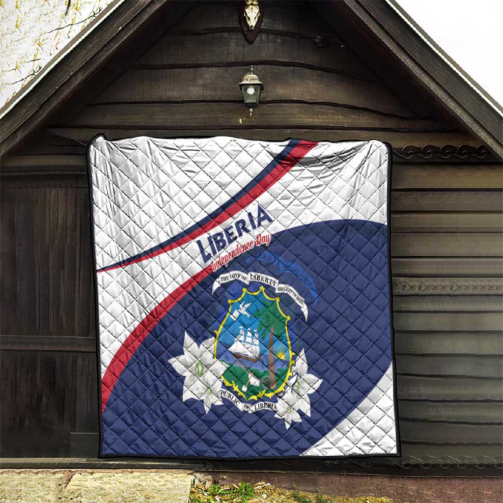 Happy Liberia Independence Day Quilt