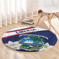 Happy Liberia Independence Day Round Carpet