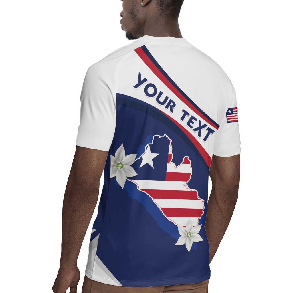 Personalized Happy Liberia Independence Day Rugby Jersey
