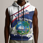 Personalized Happy Liberia Independence Day Sleeveless Zip Hoodie - African Pride
