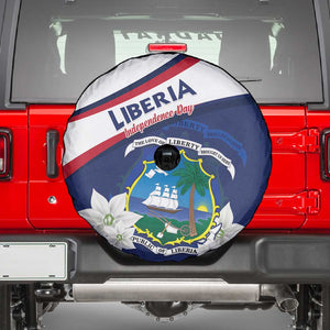 Happy Liberia Independence Day Spare Tire Cover