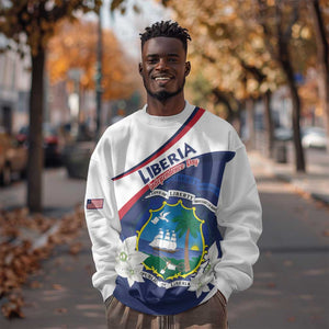 Personalized Happy Liberia Independence Day Sweatshirt