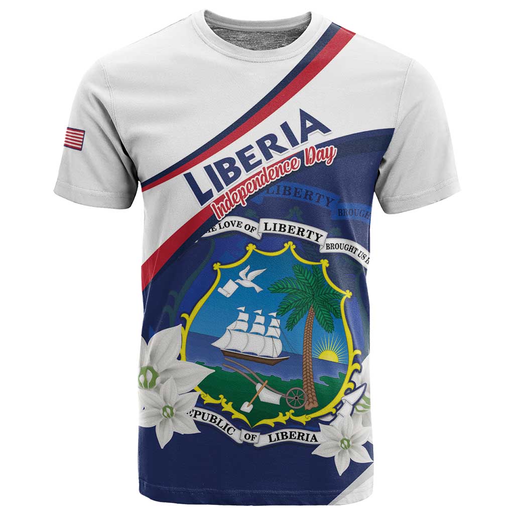 Personalized Happy Liberia Independence Day T shirt