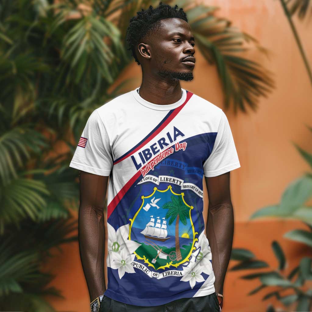 Personalized Happy Liberia Independence Day T shirt