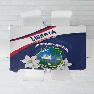 Happy Liberia Independence Day Tablecloth