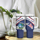 Personalized Happy Liberia Independence Day Tumbler With Handle