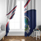 Happy Liberia Independence Day Window Curtain