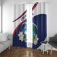 Happy Liberia Independence Day Window Curtain