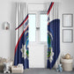 Happy Liberia Independence Day Window Curtain