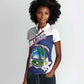 Personalized Happy Liberia Independence Day Women Polo Shirt