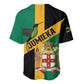 Happy Jumieka Independence Day Baseball Jersey Coat Of Arms Flag Style