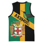 Happy Jumieka Independence Day Basketball Jersey Coat Of Arms Flag Style - African Pride