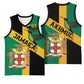 Happy Jumieka Independence Day Basketball Jersey Coat Of Arms Flag Style - African Pride