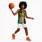 Happy Jumieka Independence Day Basketball Jersey Coat Of Arms Flag Style - African Pride