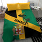 Happy Jumieka Independence Day Bedding Set Coat Of Arms Flag Style