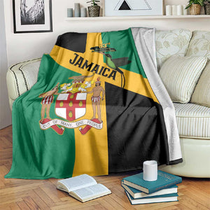 Happy Jumieka Independence Day Blanket Coat Of Arms Flag Style
