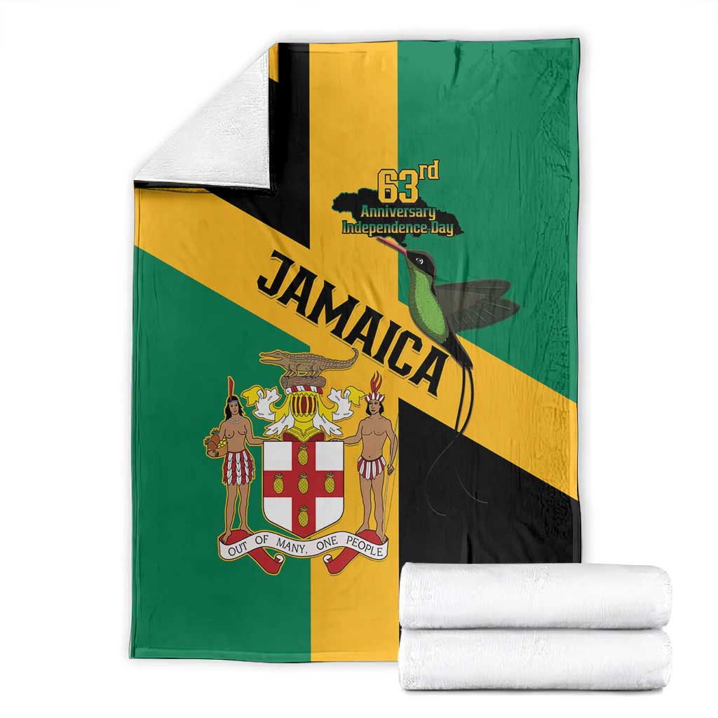 Happy Jumieka Independence Day Blanket Coat Of Arms Flag Style