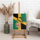 Happy Jumieka Independence Day Canvas Wall Art Coat Of Arms Flag Style