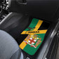 Happy Jumieka Independence Day Car Mats Coat Of Arms Flag Style