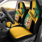 Happy Jumieka Independence Day Car Seat Cover Coat Of Arms Flag Style