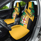 Happy Jumieka Independence Day Car Seat Cover Coat Of Arms Flag Style