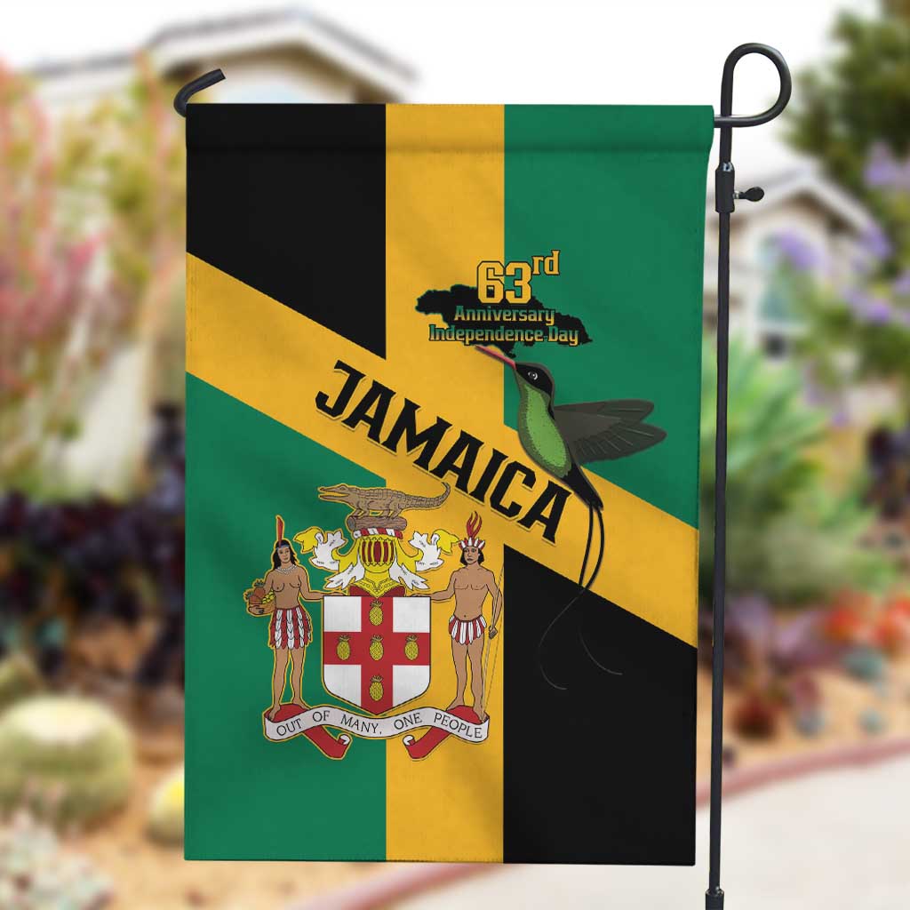 Happy Jumieka Independence Day Garden Flag Coat Of Arms Flag Style