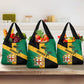 Happy Jumieka Independence Day Grocery Bag Coat Of Arms Flag Style