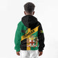 Happy Jumieka Independence Day Kid Hoodie Coat Of Arms Flag Style