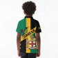 Happy Jumieka Independence Day Kid Polo Shirt Coat Of Arms Flag Style