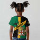 Happy Jumieka Independence Day Kid T shirt Coat Of Arms Flag Style